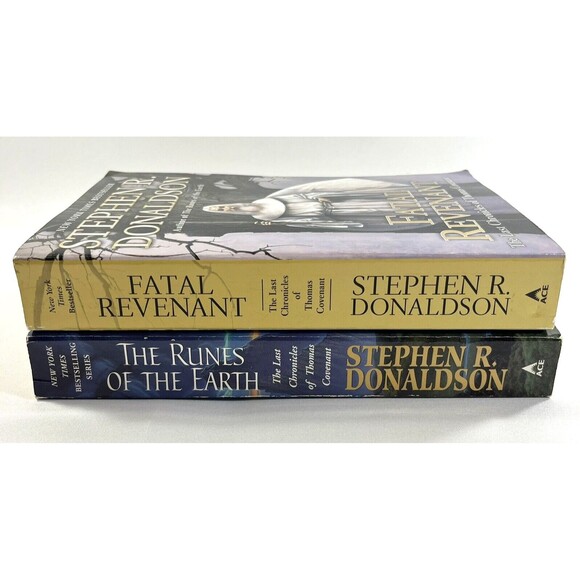 Stephen R Donaldson Lot of 2 The Last Chronicles of Thomas Covenant Paperbacks - Picture 11 of 14